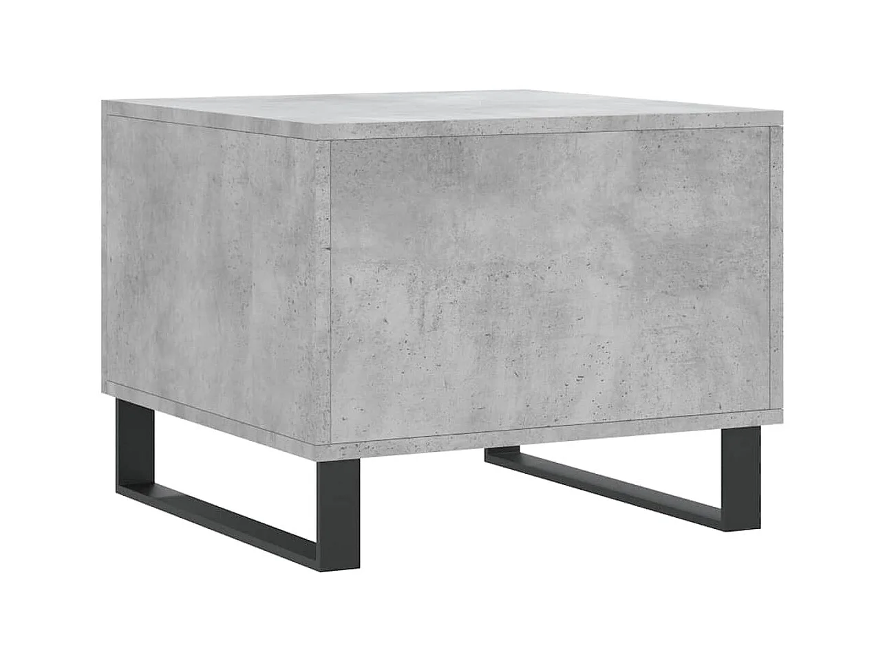 Tables basses 2 pcs gris béton 50x50x40 cm bois d'ingénierie