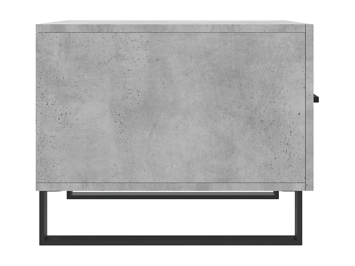 Tables basses 2 pcs gris béton 50x50x40 cm bois d'ingénierie