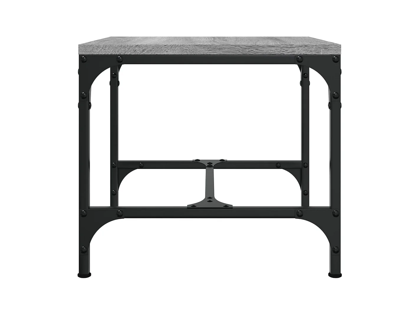 Tavolini laterali 2 pezzi Sonoma grigio 40x40x35 cm Legno ingegnerizzato