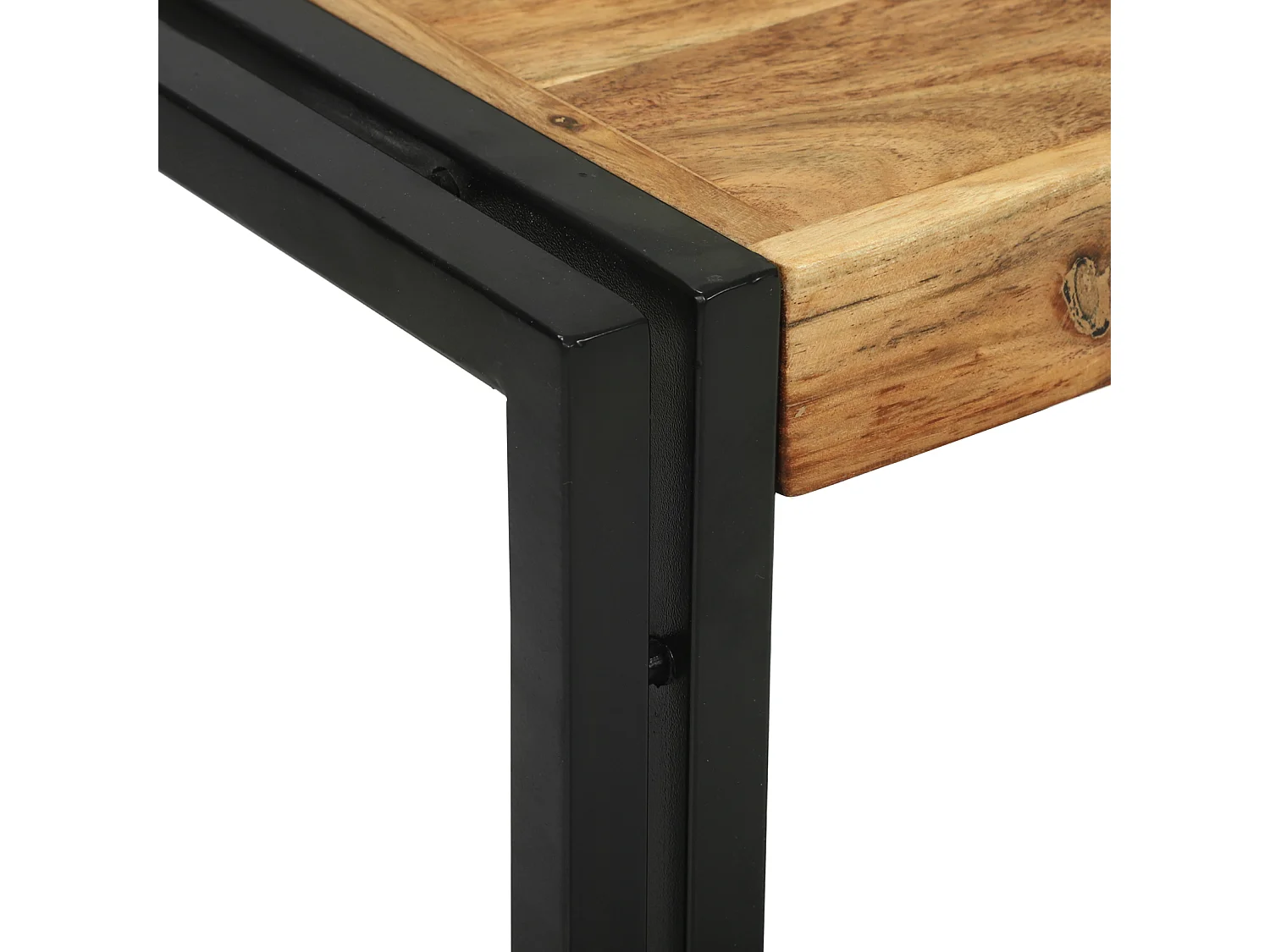 Set de 2 Tables Basses en Bois Massif d'Acacia