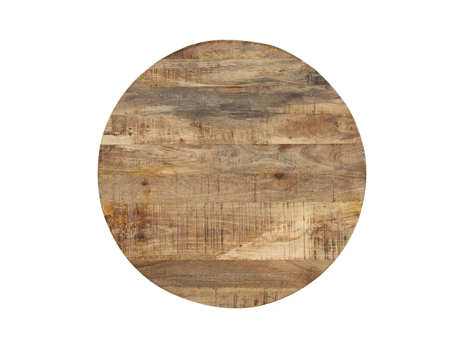 Tables gigognes 3 pcs Bois de manguier brut