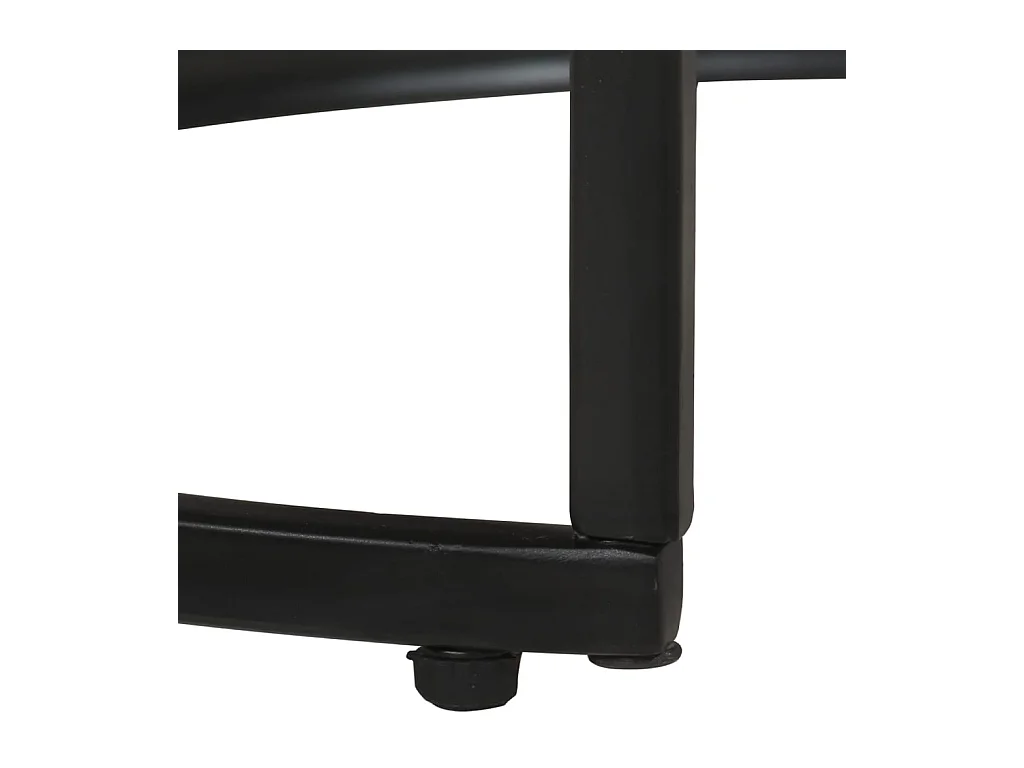 Tables gigognes 3 pcs Bois de manguier brut