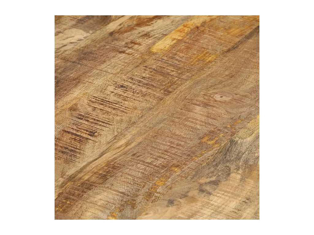 Tables gigognes 3 pcs Bois de manguier brut