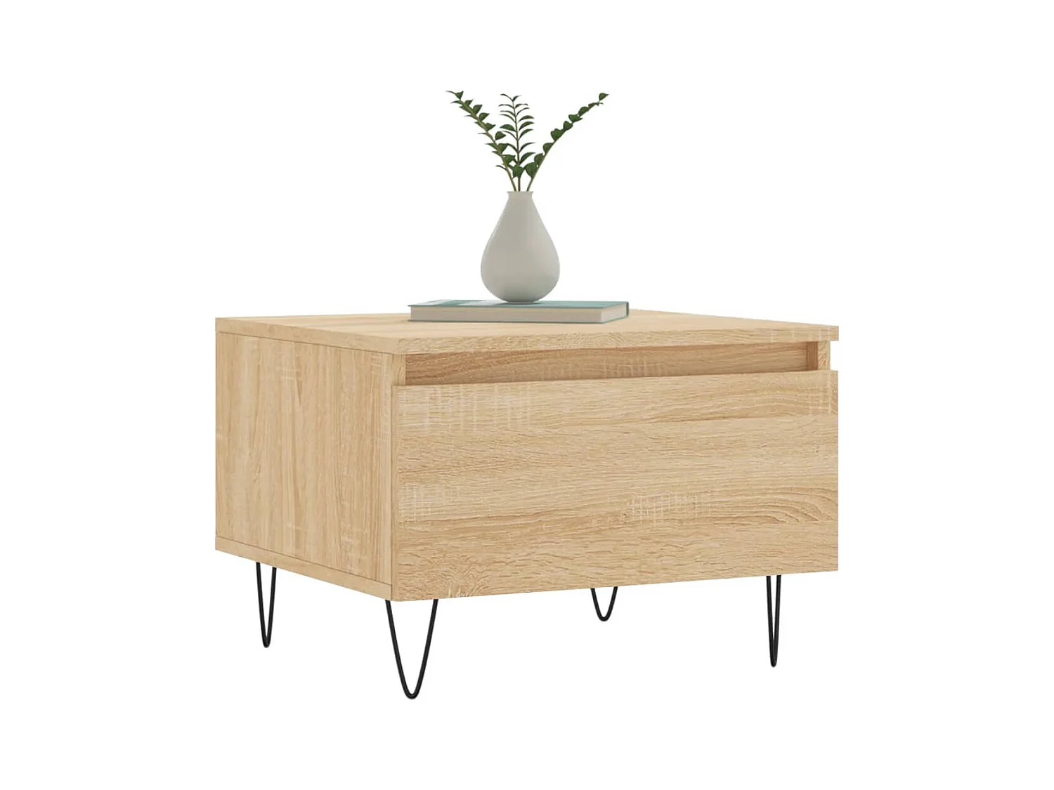 Tables basses 2 pcs chêne sonoma 50x46x35 cm bois d'ingénierie