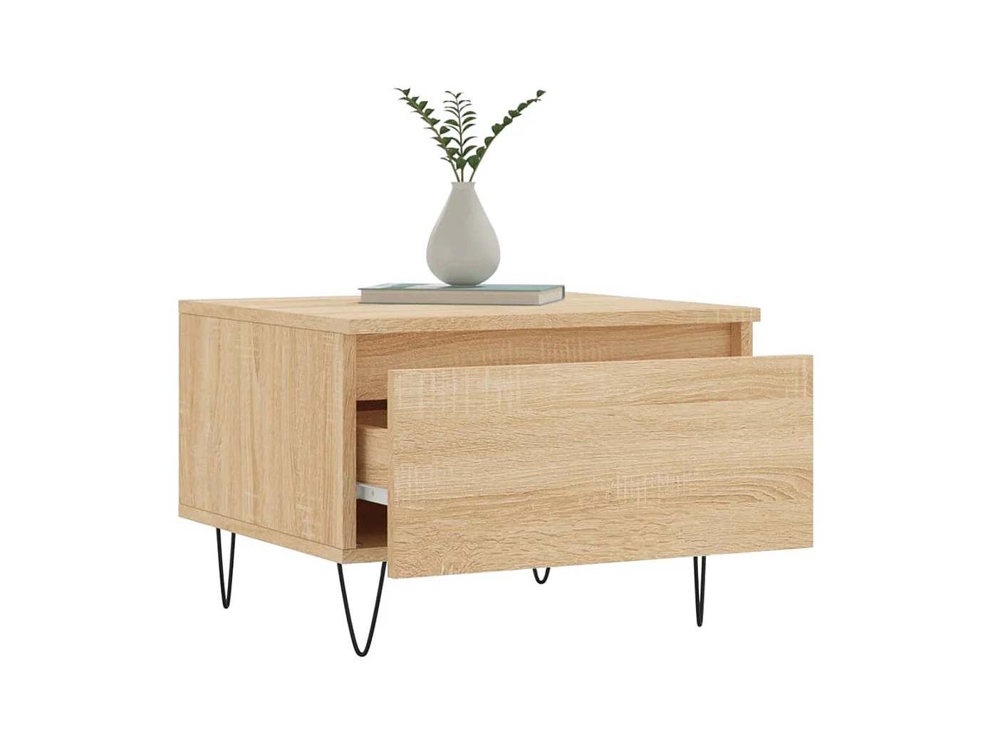 Tables basses 2 pcs chêne sonoma 50x46x35 cm bois d'ingénierie