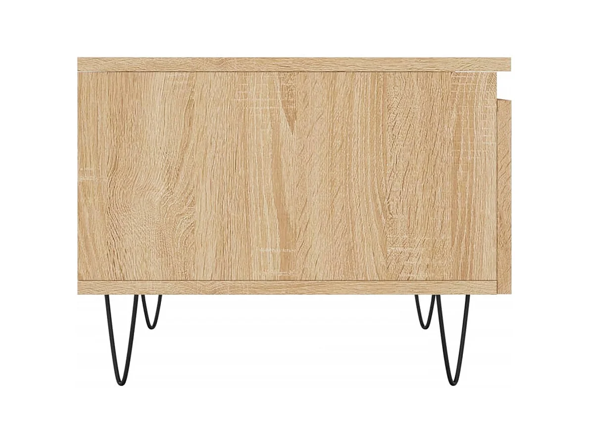 Tables basses 2 pcs chêne sonoma 50x46x35 cm bois d'ingénierie