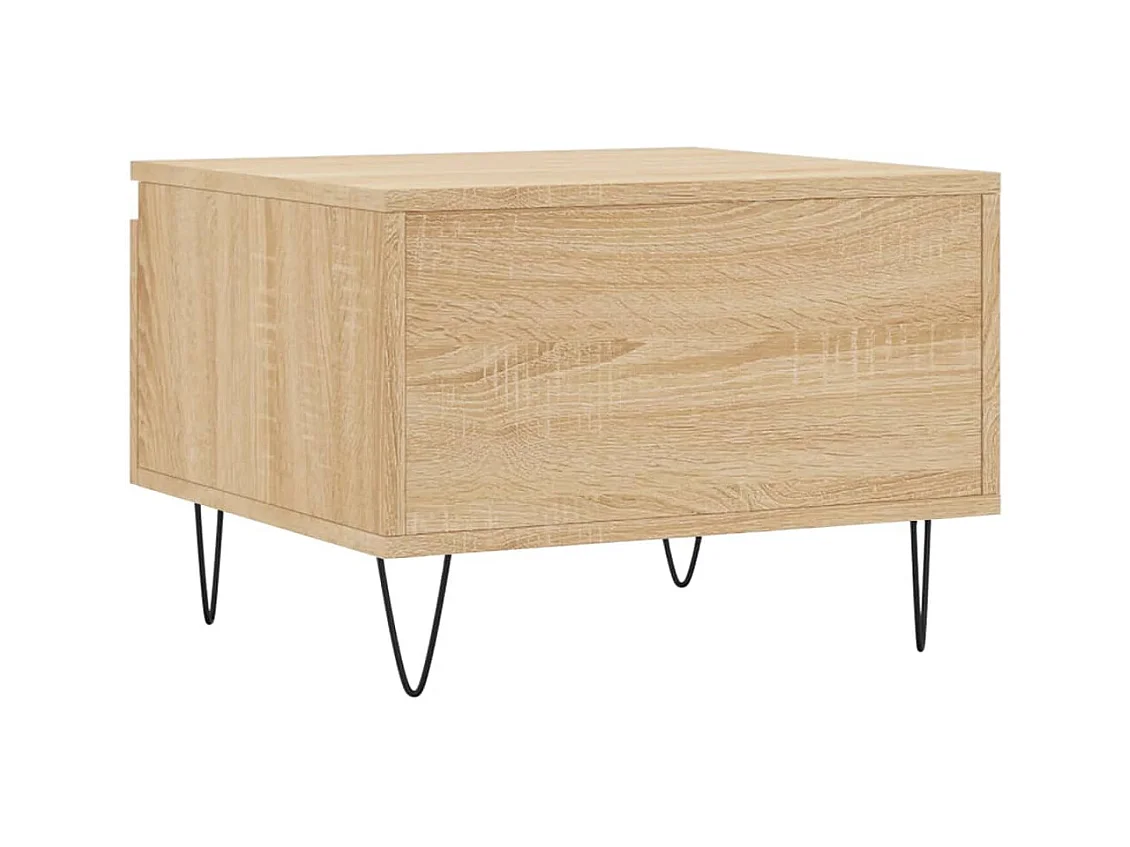 Tables basses 2 pcs chêne sonoma 50x46x35 cm bois d'ingénierie