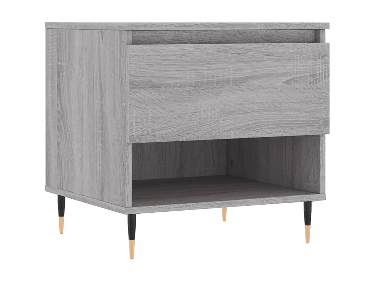 Tables basses 2 pcs sonoma gris 50x46x50 cm bois d'ingénierie