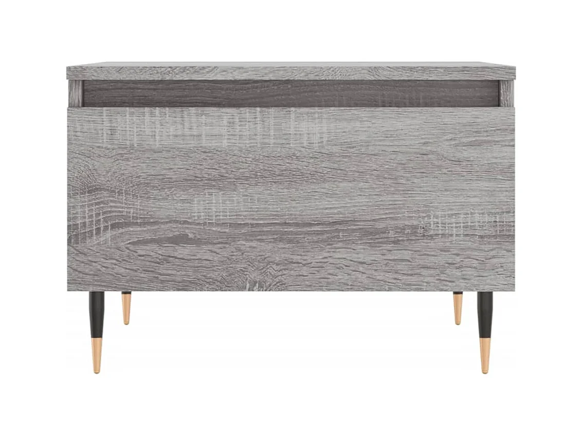 Tables basses 2 pcs sonoma gris 50x46x35 cm bois d'ingénierie