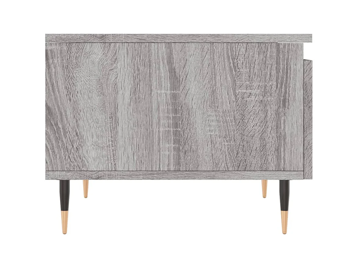 Tables basses 2 pcs sonoma gris 50x46x35 cm bois d'ingénierie