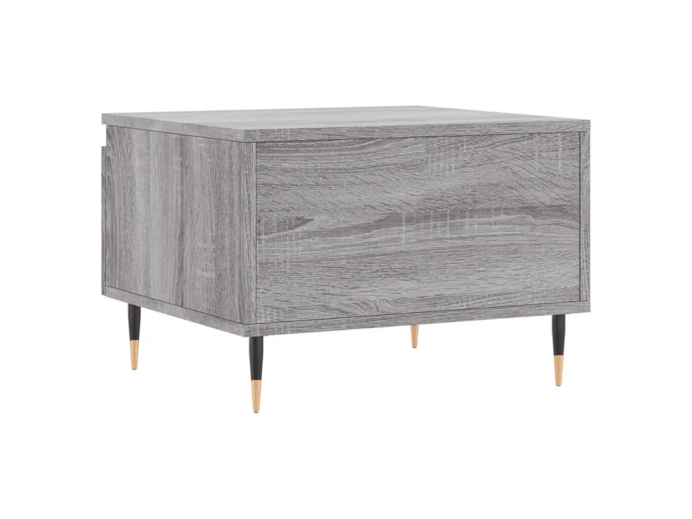 Tables basses 2 pcs sonoma gris 50x46x35 cm bois d'ingénierie