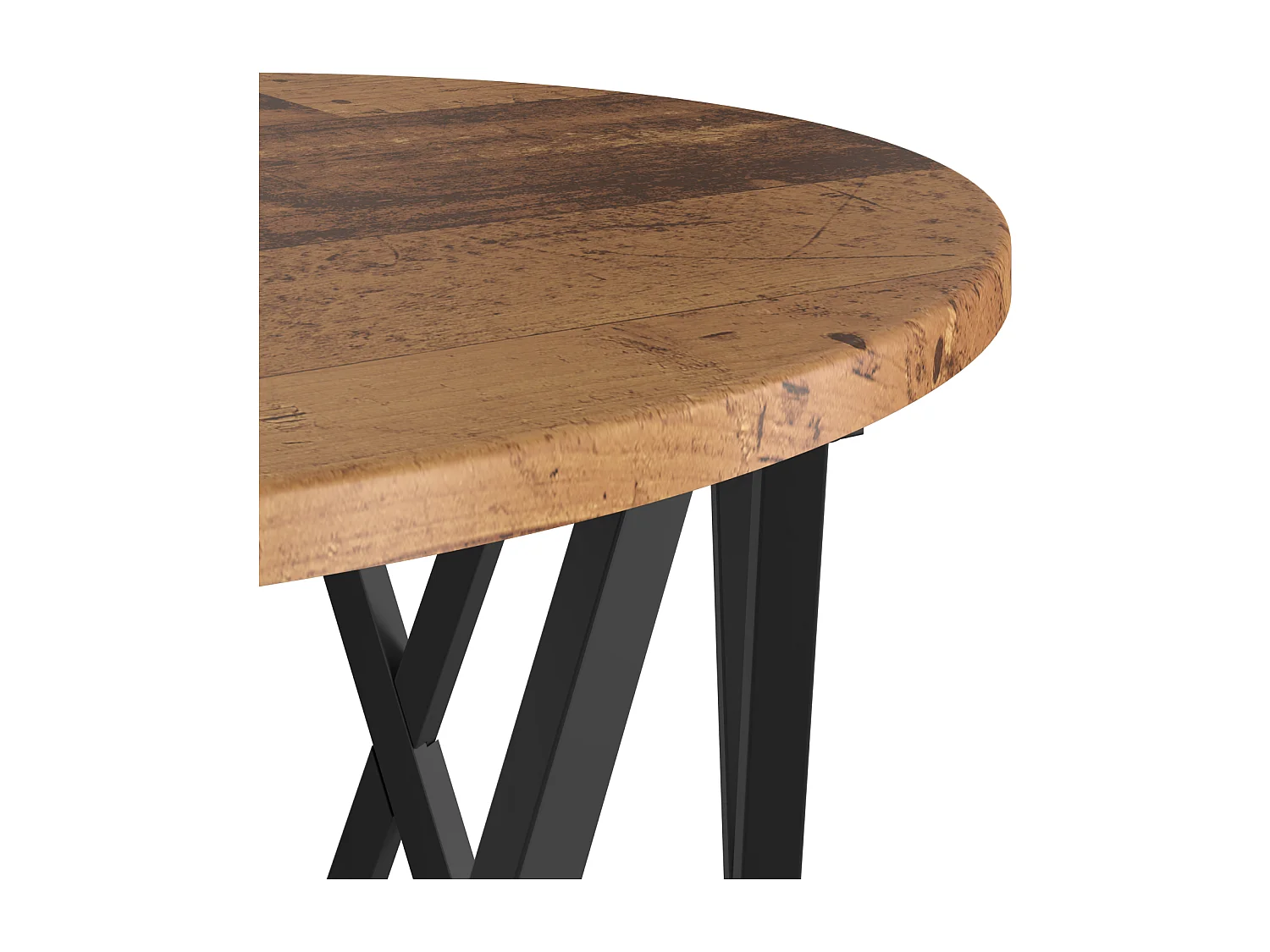 Mesas auxiliares apilables de 3 piezas fabricadas en madera reciclada y laminada