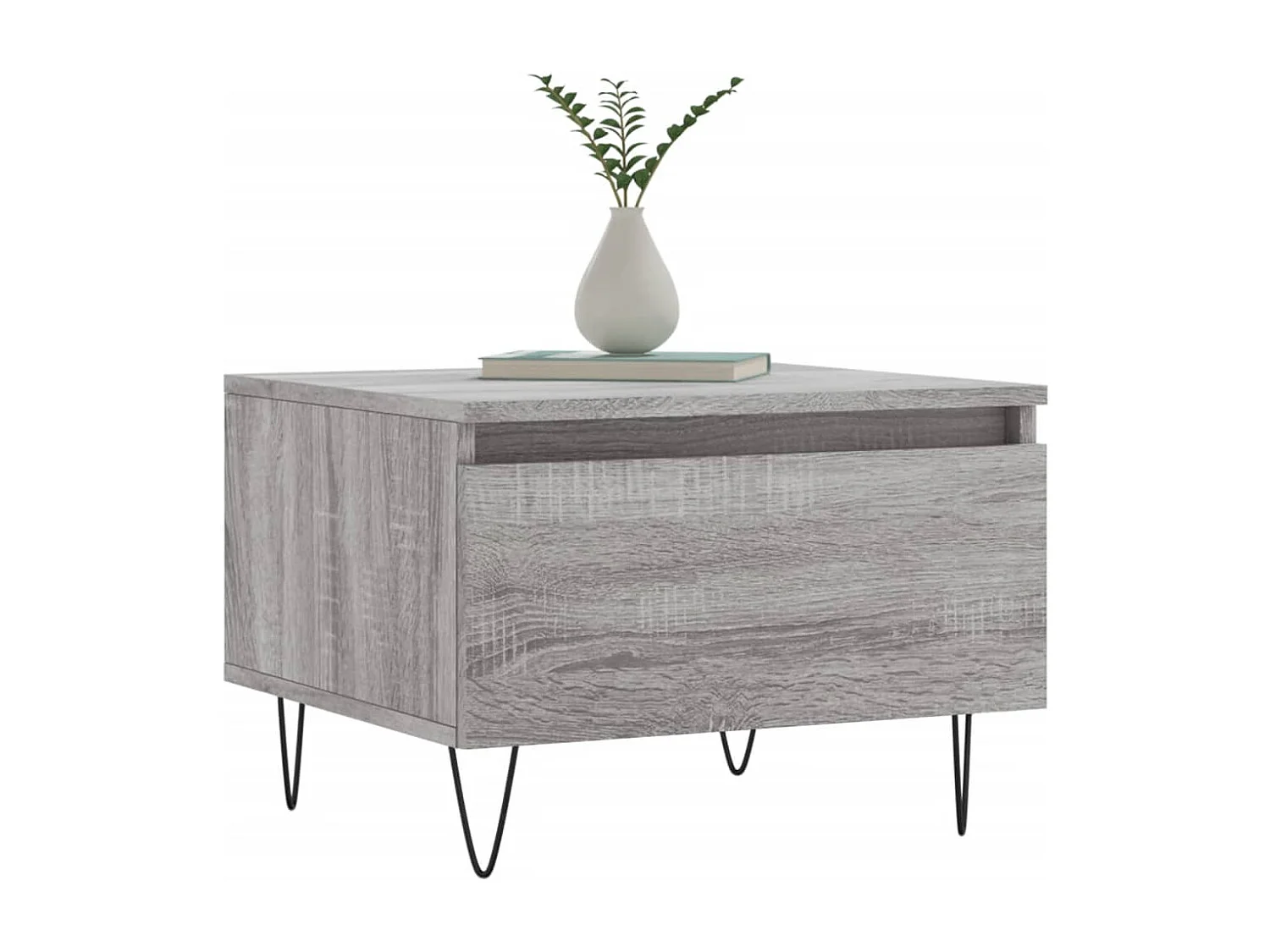 Tables basses 2 pcs sonoma gris 50x46x35 cm bois d'ingénierie