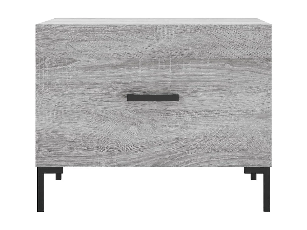 Tables basses 2 pcs sonoma gris 50x50x40 cm bois d'ingénierie