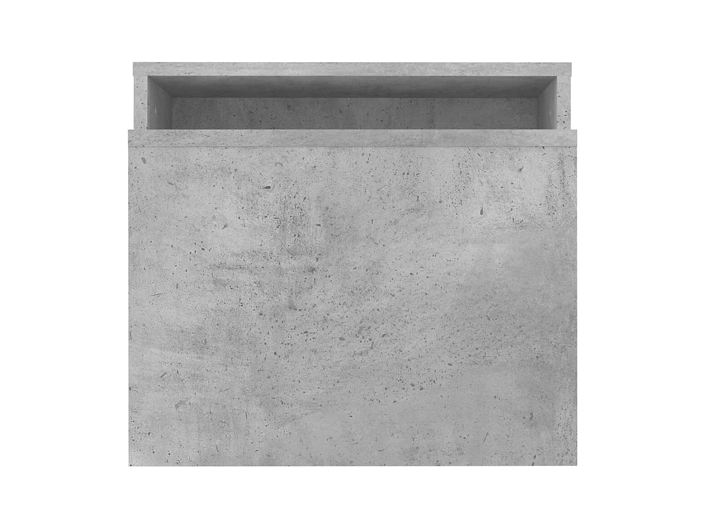 Ensemble de table basse Gris béton 100x48x40 cm Bois ingénierie