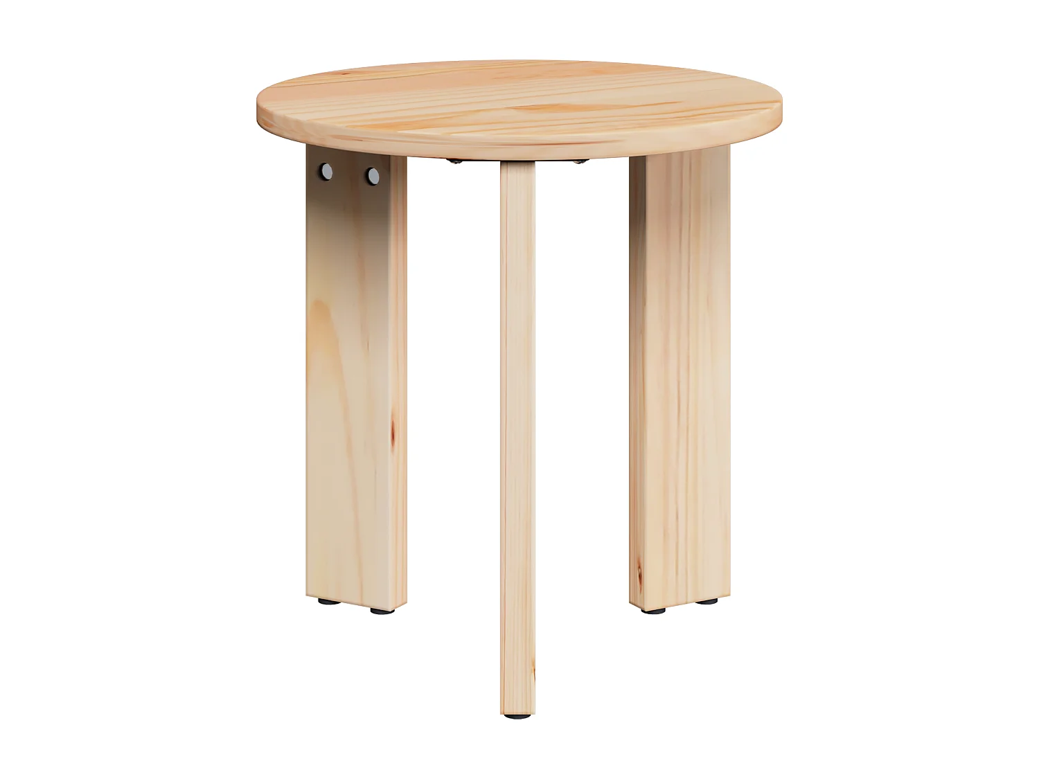 Tavolino basso 3 pezzi Naturale 47,5 x 47,5 x 27 cm