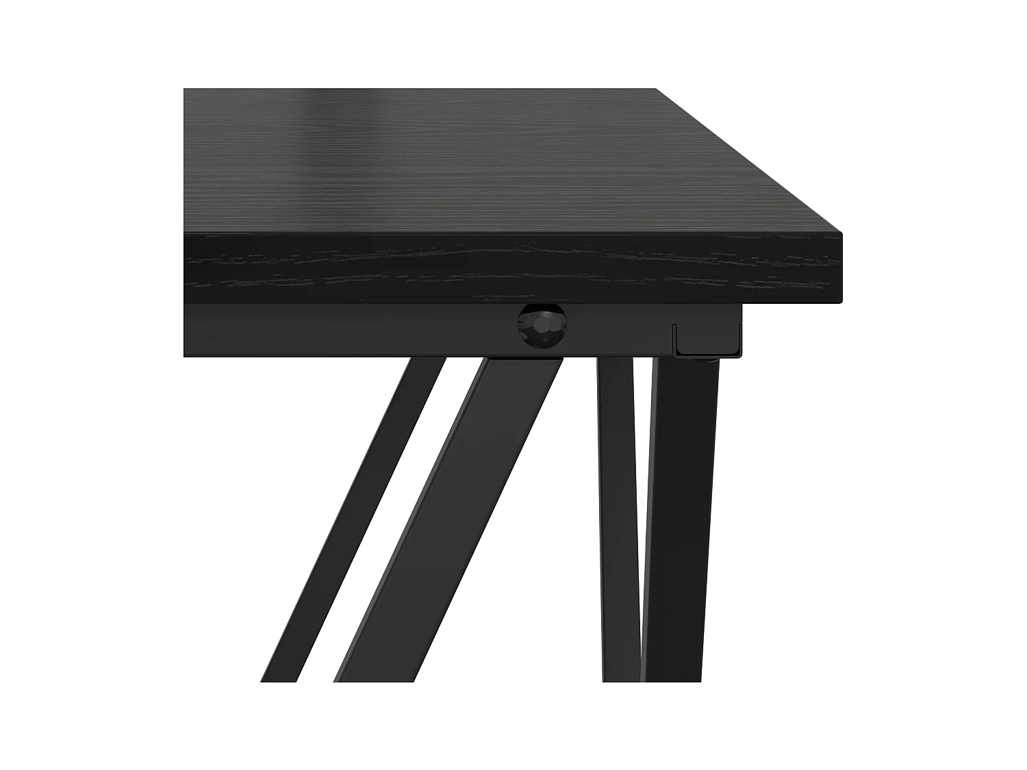 stuks bijzettafels in zwart eikenhout van spaanplaat