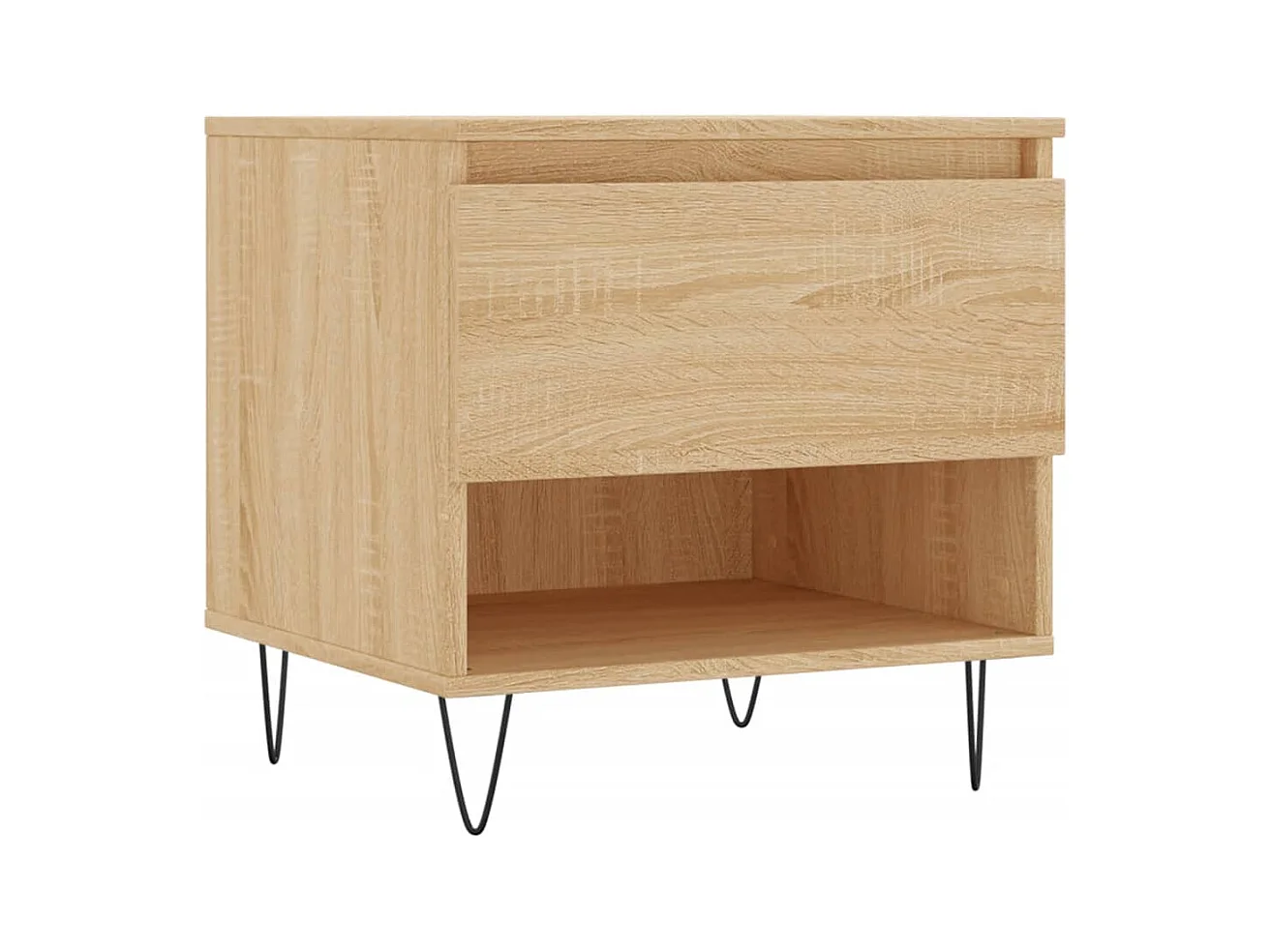 Tables basses 2 pcs chêne sonoma 50x46x50 cm bois d'ingénierie