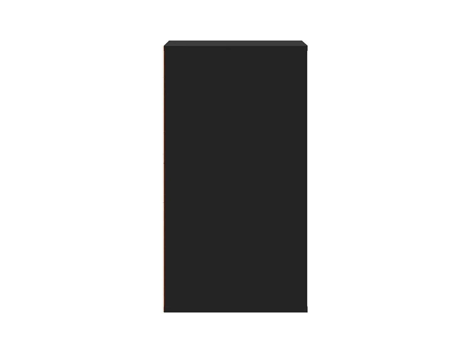 Cómoda esquinera negra 40x41x76 cm madera contrachapada