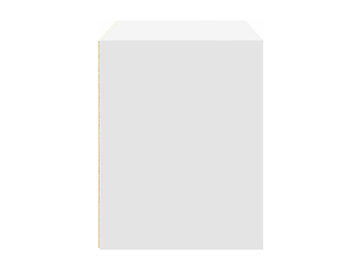 Armoire avec 2 tiroirs blanc 60x31x40 cm bois d'ingénierie