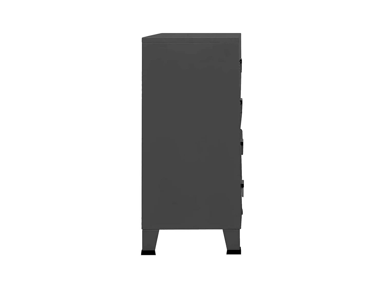 Industriële ladekast Antraciet 78x40x93 cm Metaal