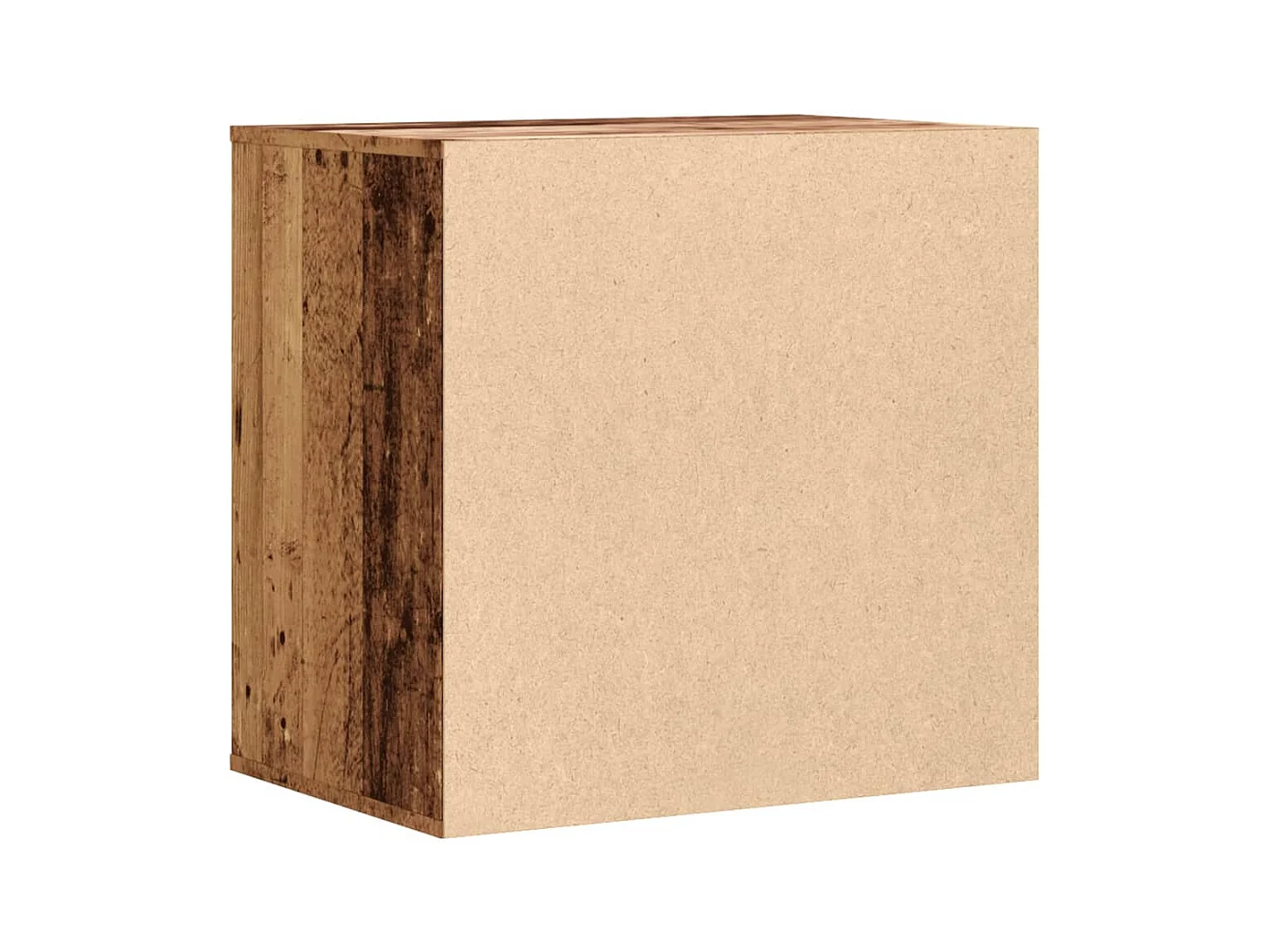 Oude houten hoekladekast 60x41x58 cm bewerkt hout