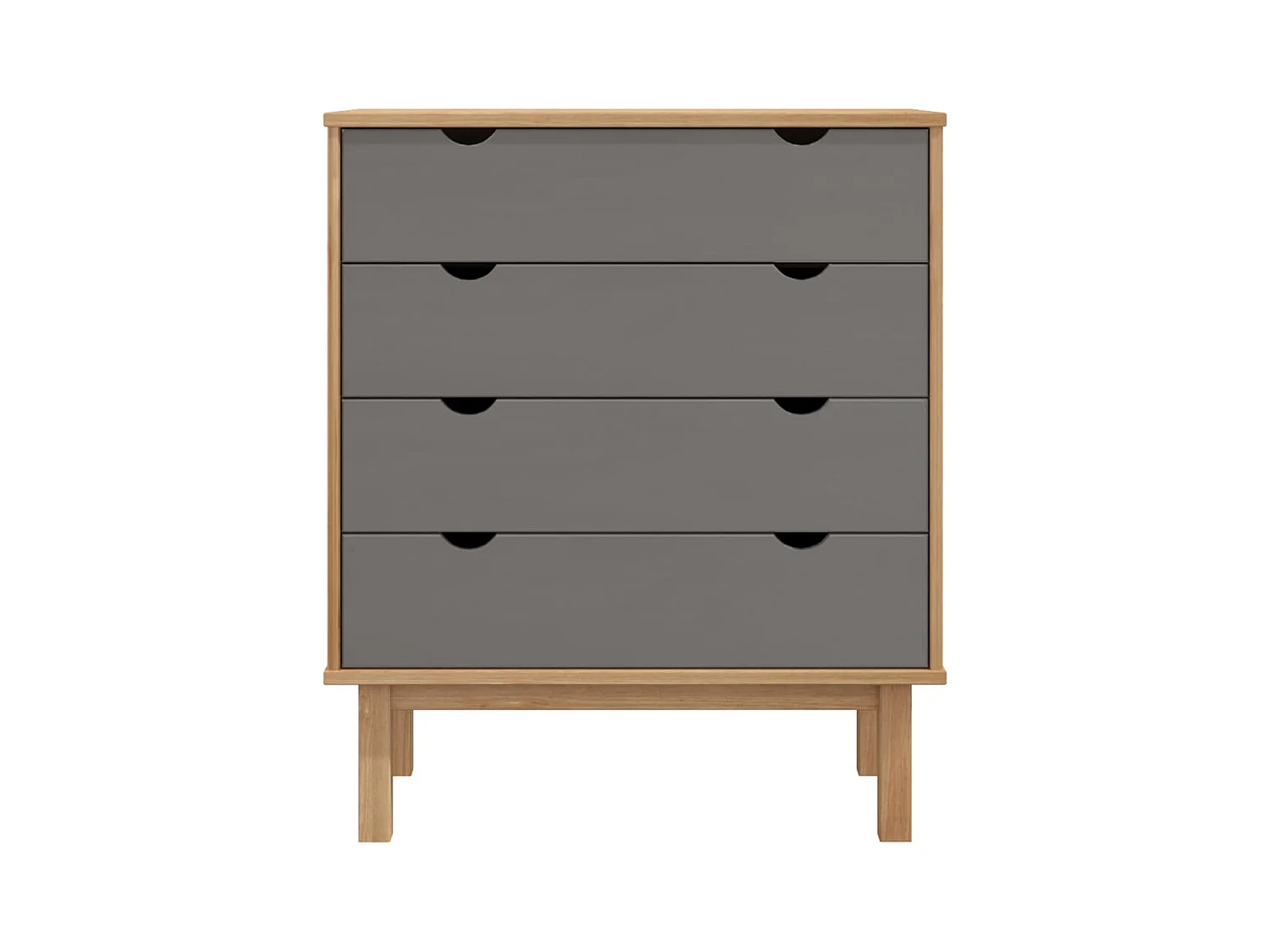 ladekast bruin en grijs 76,5x39,5x90 cm massief grenenhout