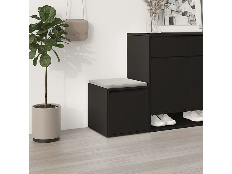 Cajón caja negra 40,5x40x40 cm madera de ingeniería