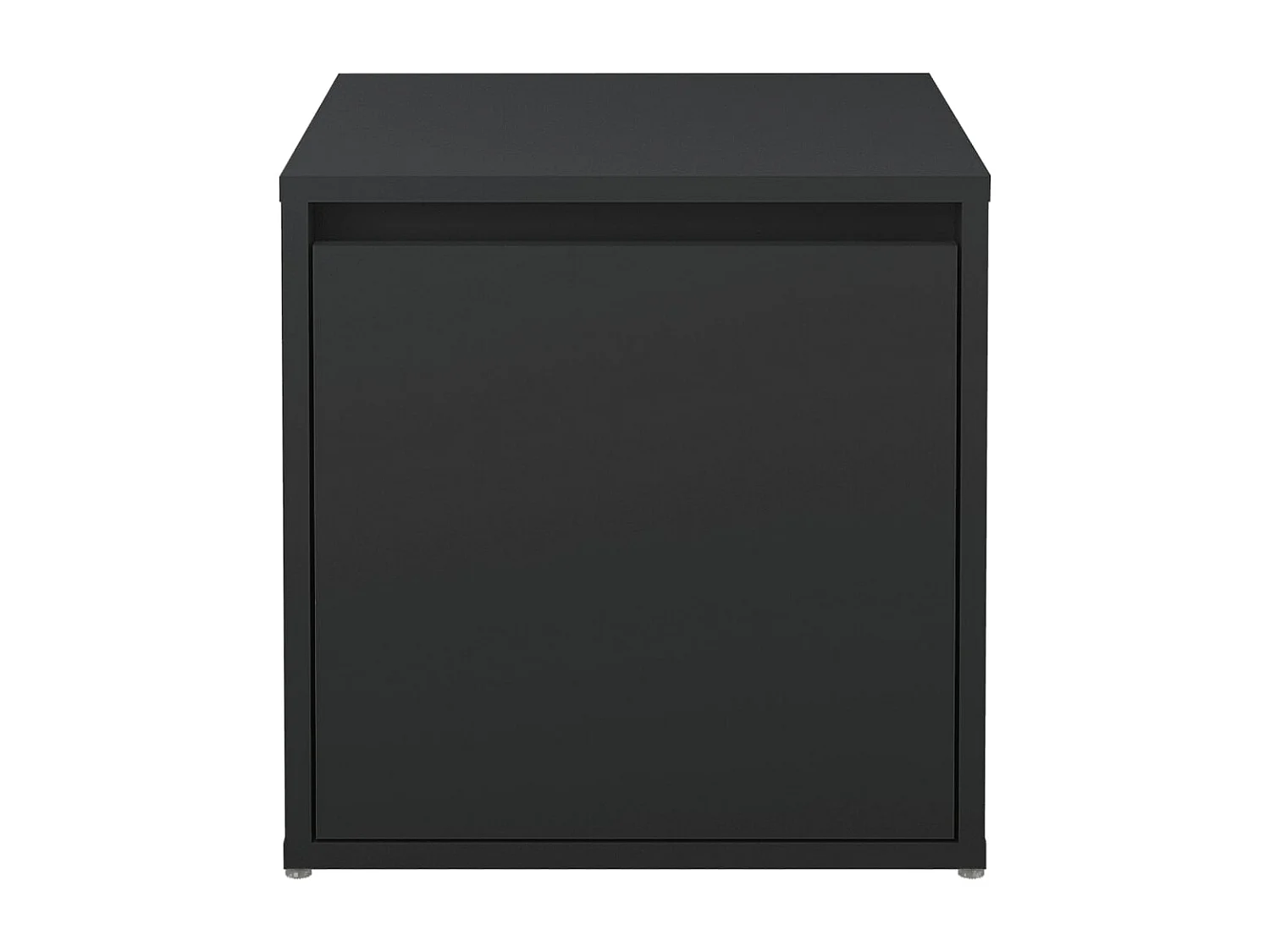 Tiroir boîte noir 40,5x40x40 cm bois d'ingénierie