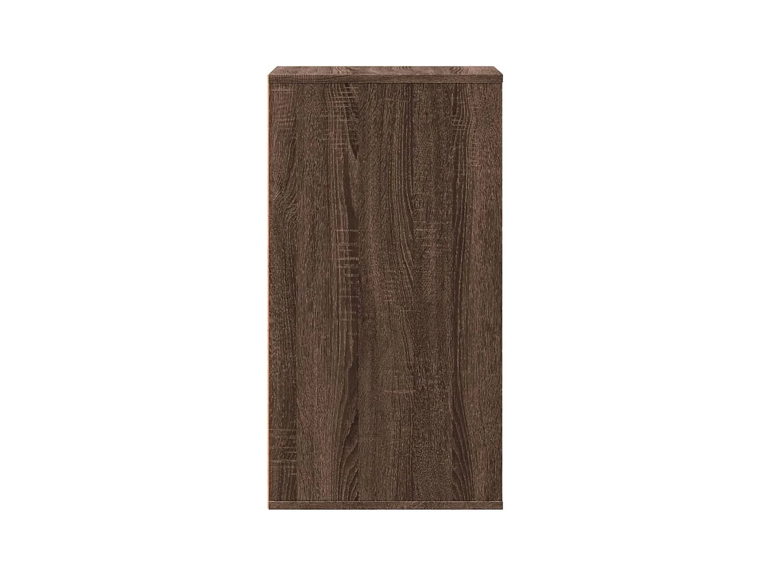 Bruine eikenhouten hoekladekast 40x41x76 cm bewerkt hout