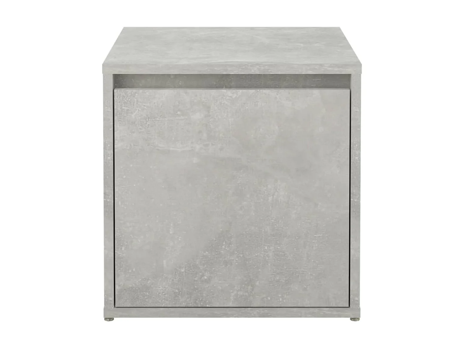 Tiroir boîte Gris béton 40,5x40x40 cm Bois d'ingénierie
