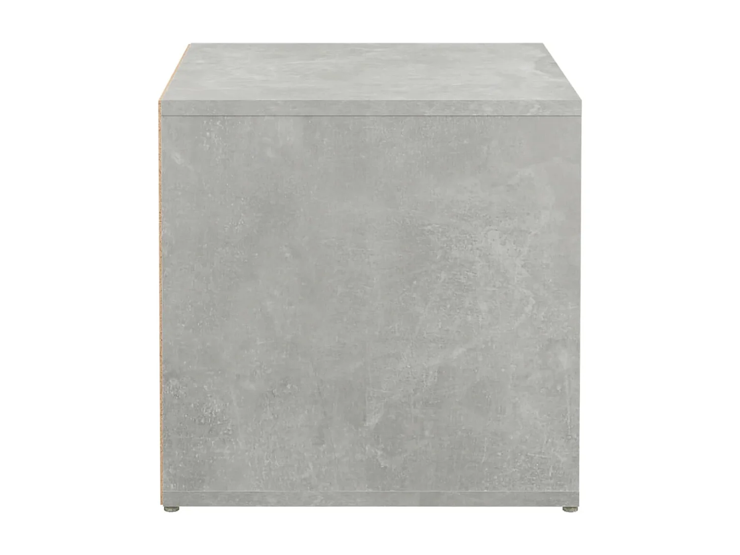 Tiroir boîte Gris béton 40,5x40x40 cm Bois d'ingénierie