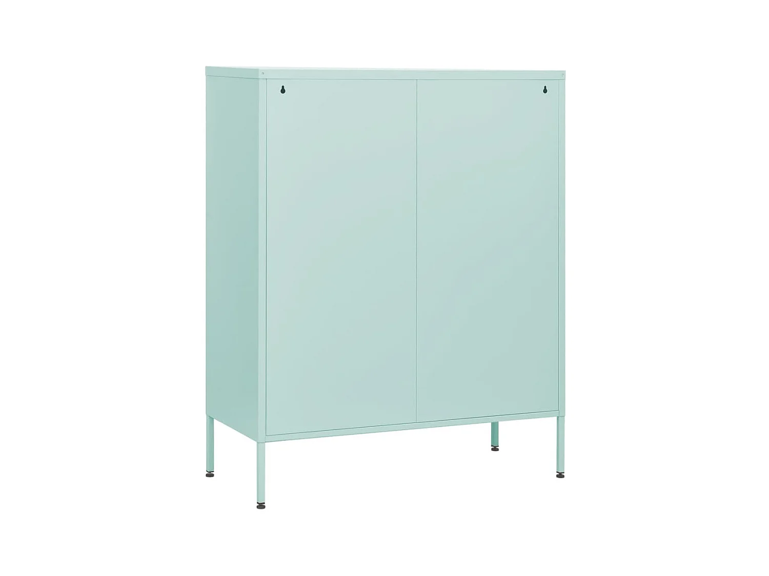Commode Vert menthe 80x35x101,5 cm Acier