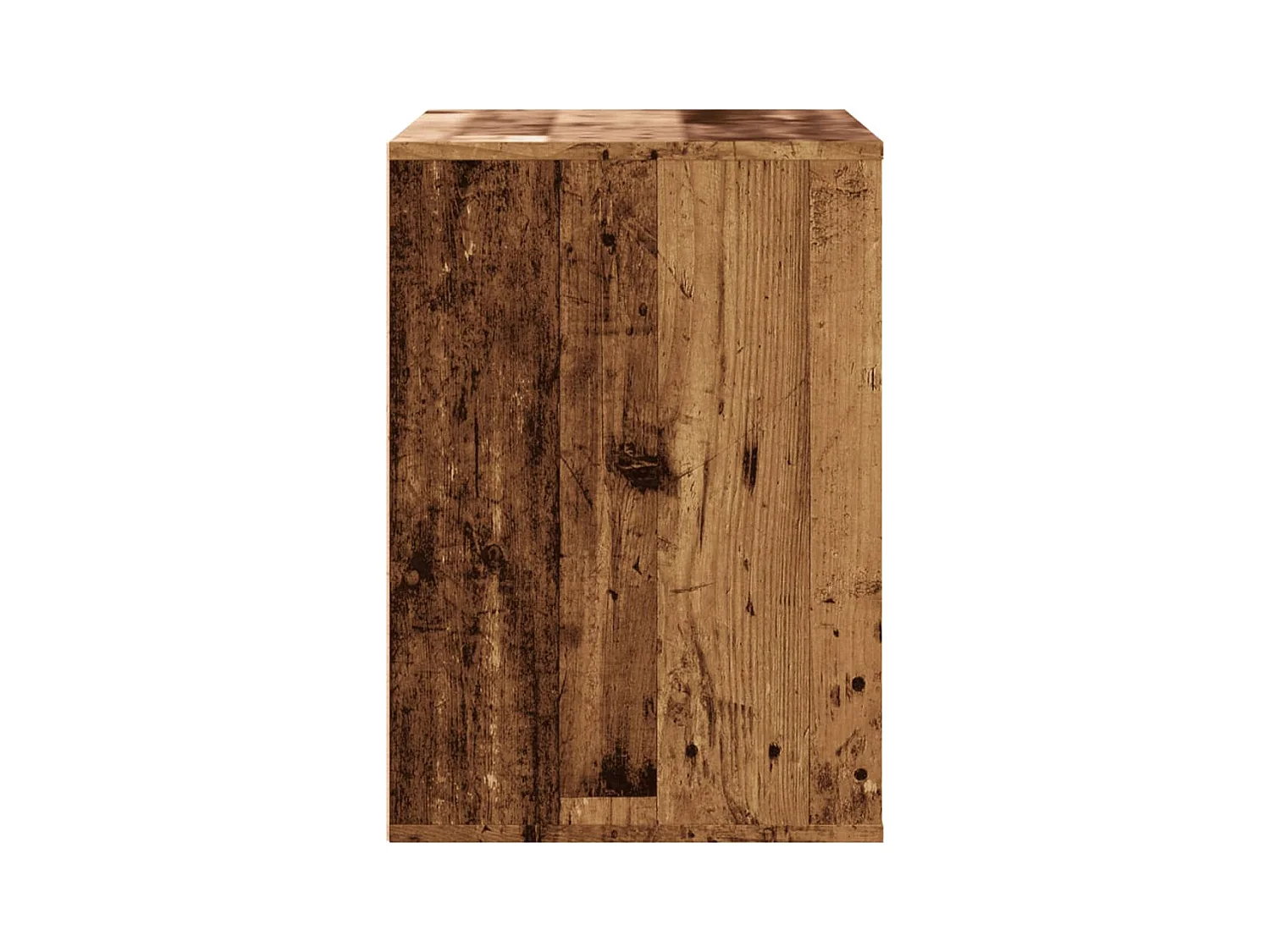 Oude houten hoekladekast 80x41x58 cm bewerkt hout