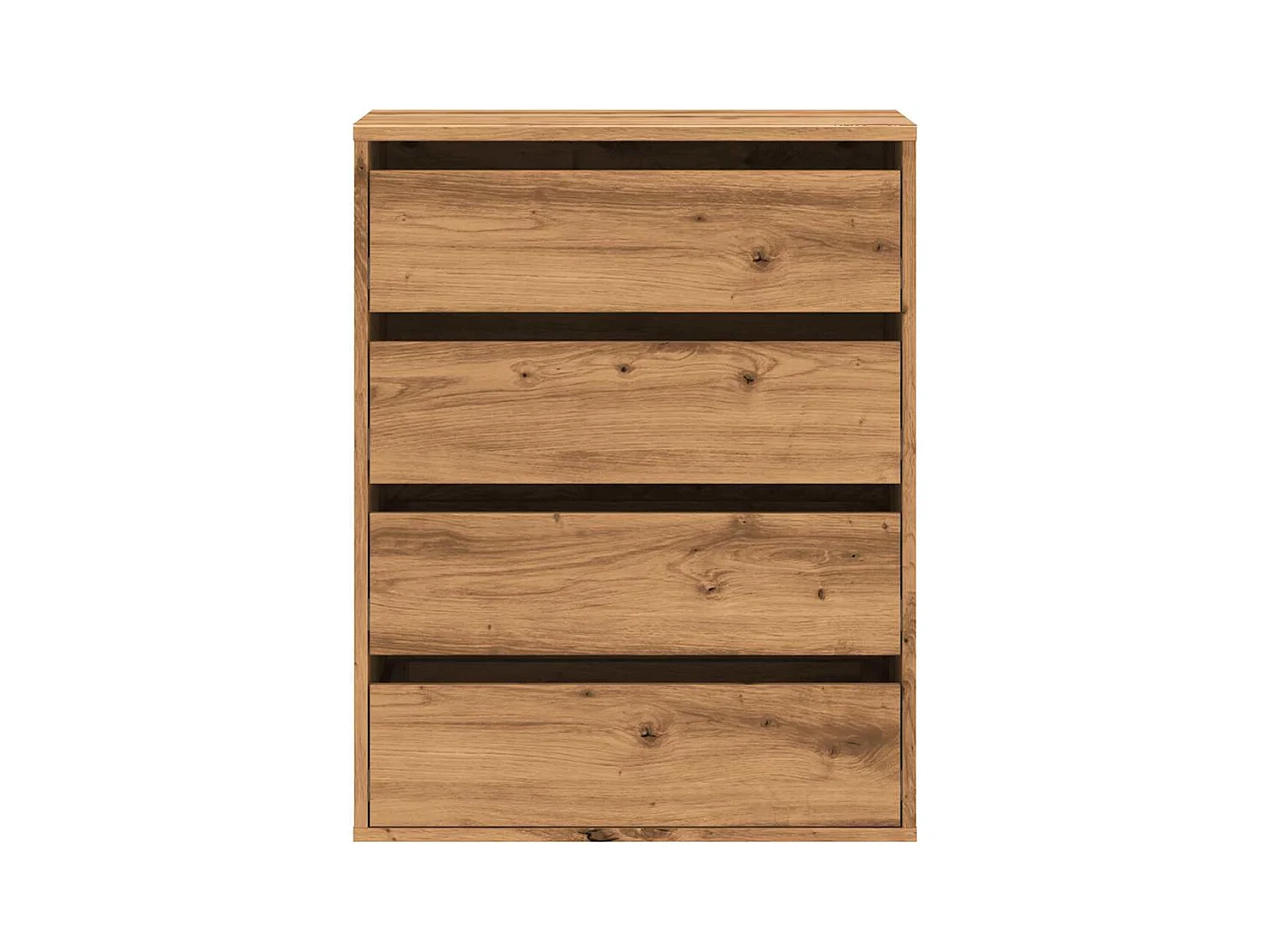 Handgemaakte eikenhouten hoekladekast 60x41x76 cm van bewerkt hout