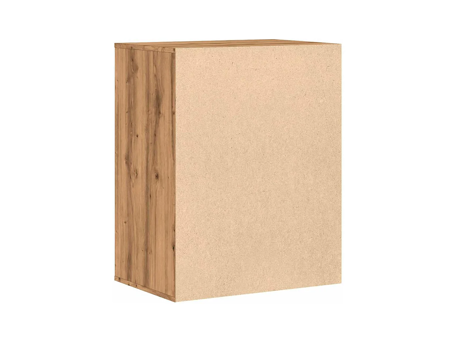 Handgemaakte eikenhouten hoekladekast 60x41x76 cm van bewerkt hout