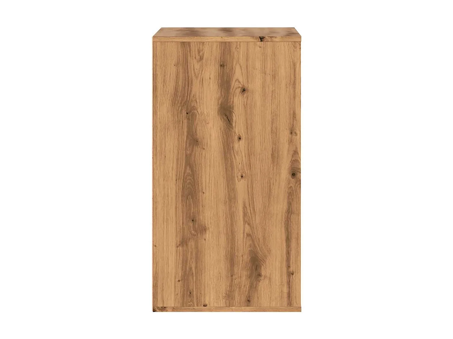 Commode d'angle chêne artisanal 60x41x76 cm bois d'ingénierie