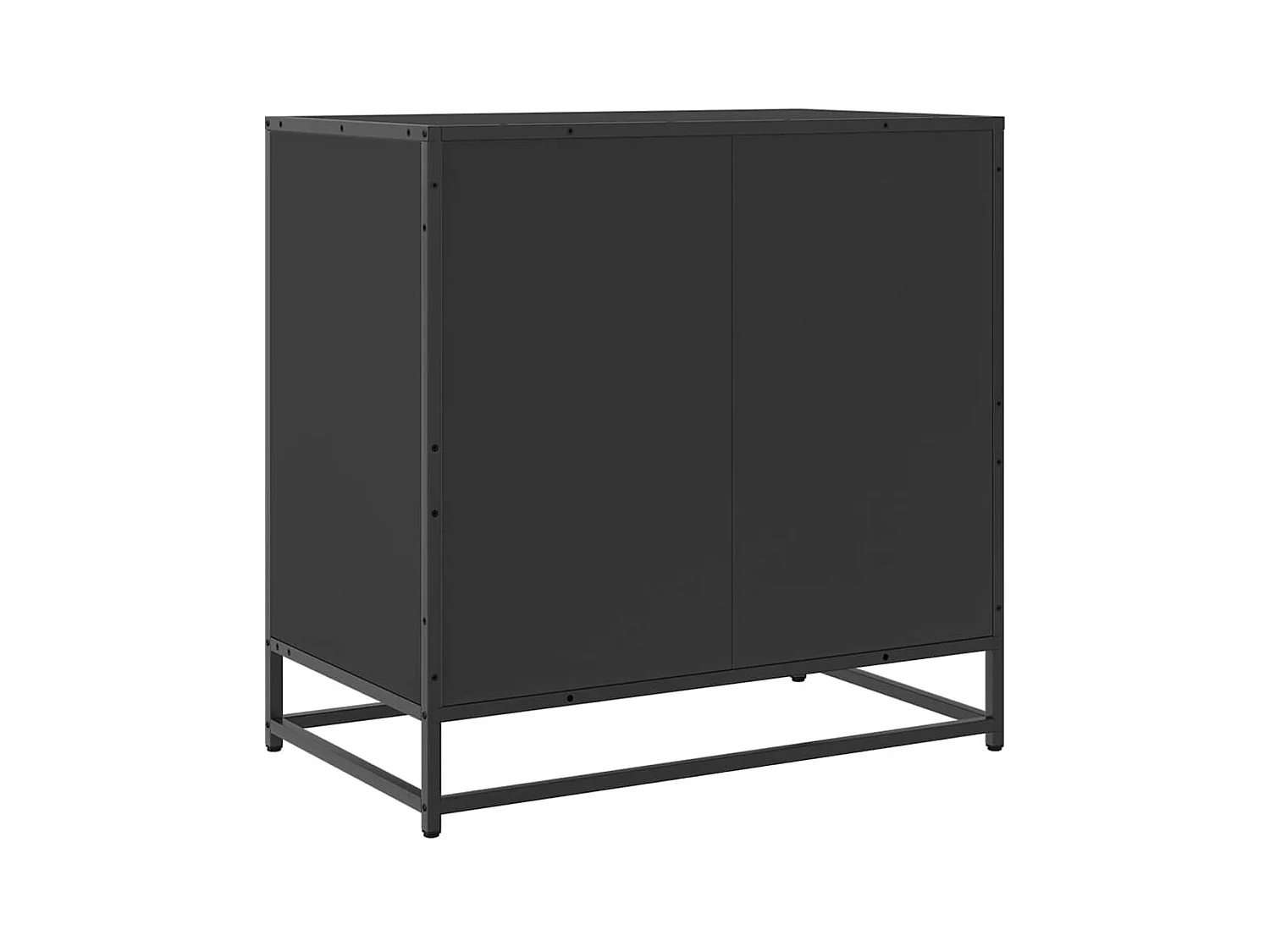 Commode noir 70x41x70 cm bois d'ingénierie