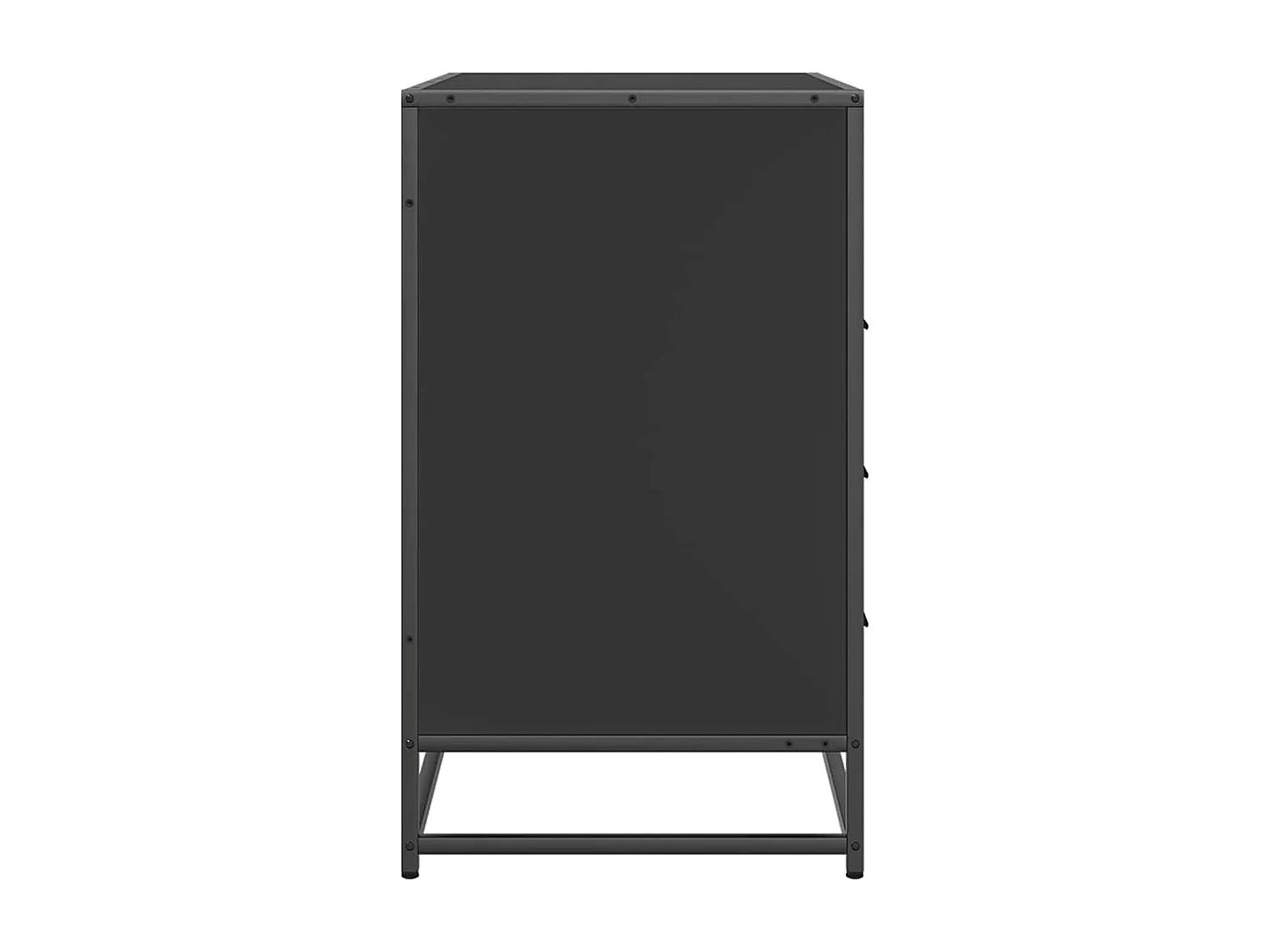 Commode noir 70x41x70 cm bois d'ingénierie