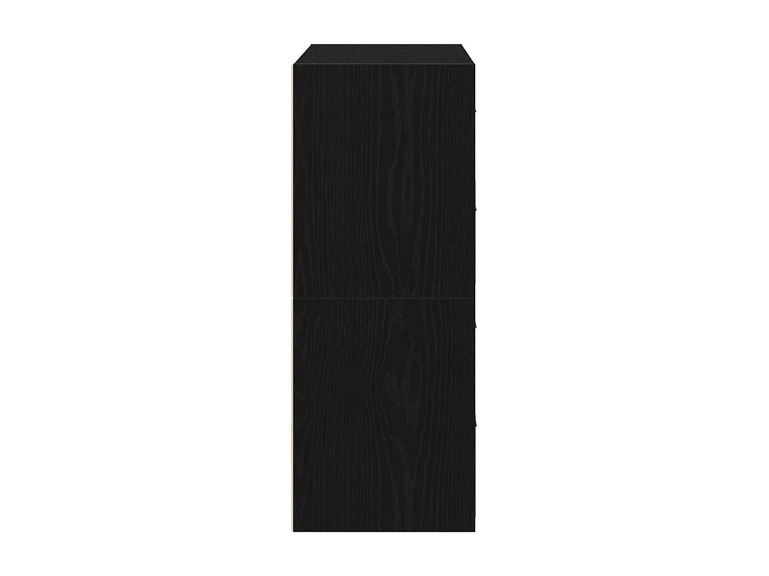 Armoires avec 2 tiroirs 2 pcs chêne noir bois d'ingénierie