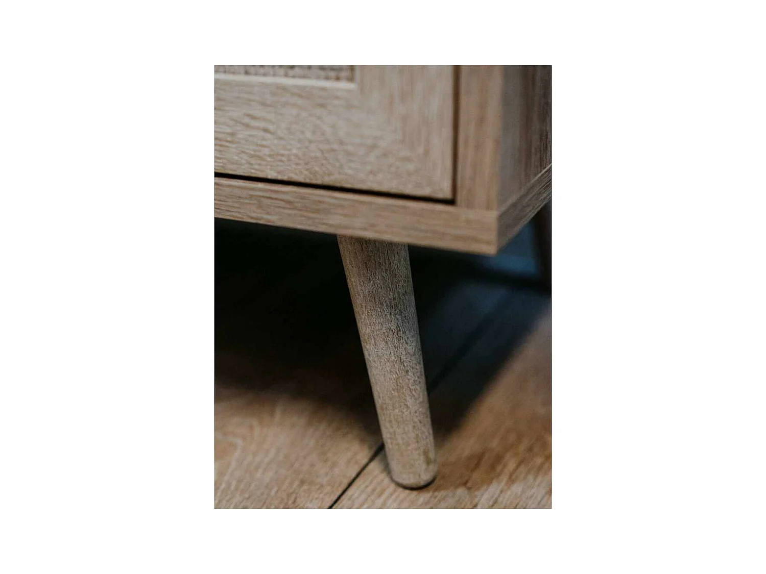 Chêne sonoma et impression de canne