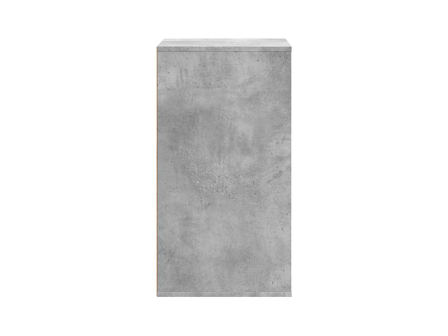 Betongrijze hoekladekast 60x41x76 cm bewerkt hout