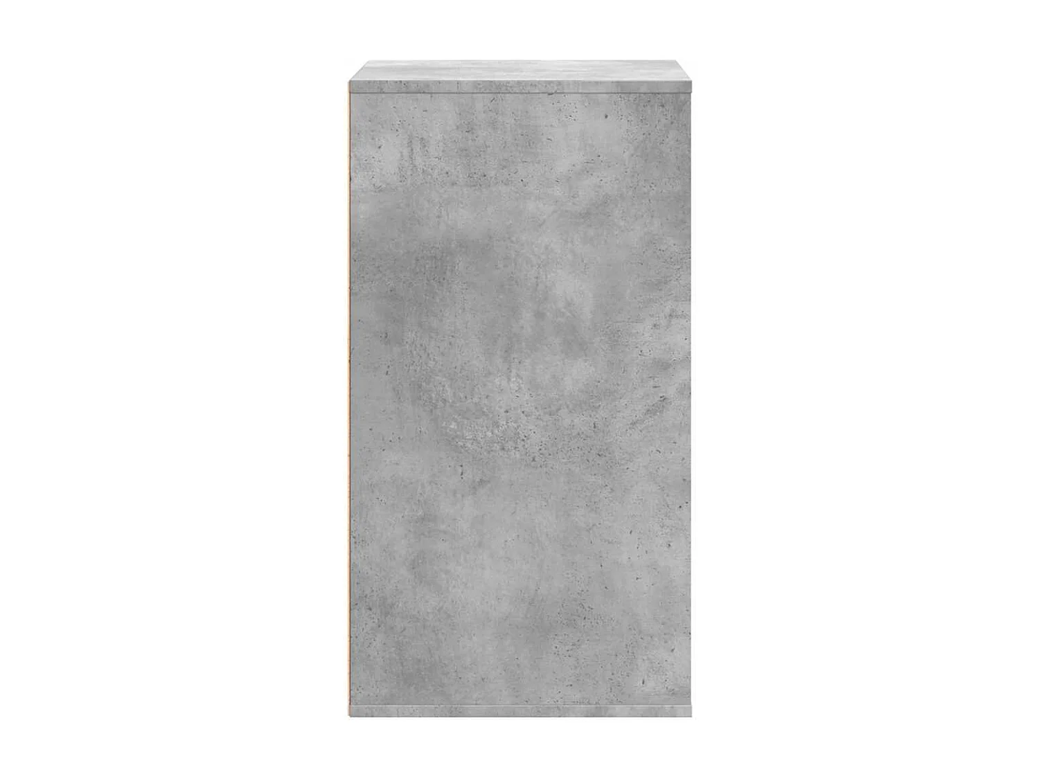 Commode d'angle gris béton 60x41x76 cm bois d'ingénierie