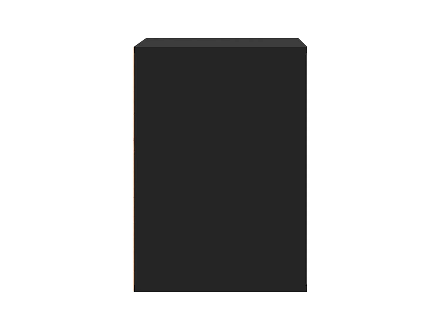 Cómoda esquinera negra 60x41x58 cm madera contrachapada