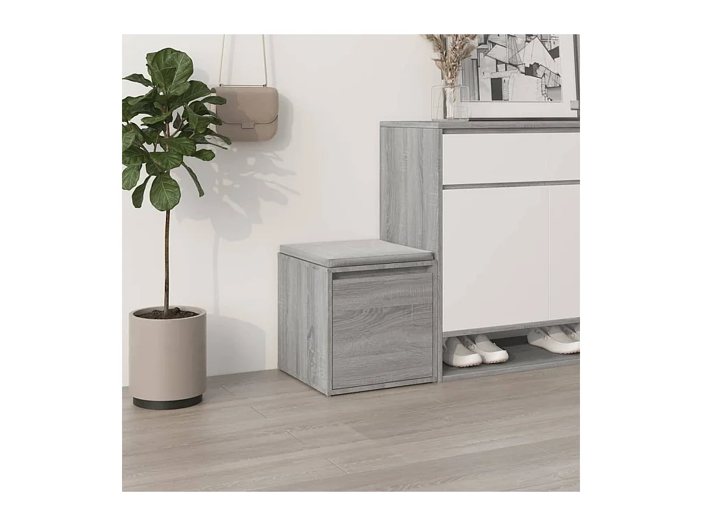 Tiroir boîte Sonoma gris 40,5x40x40 cm Bois d'ingénierie