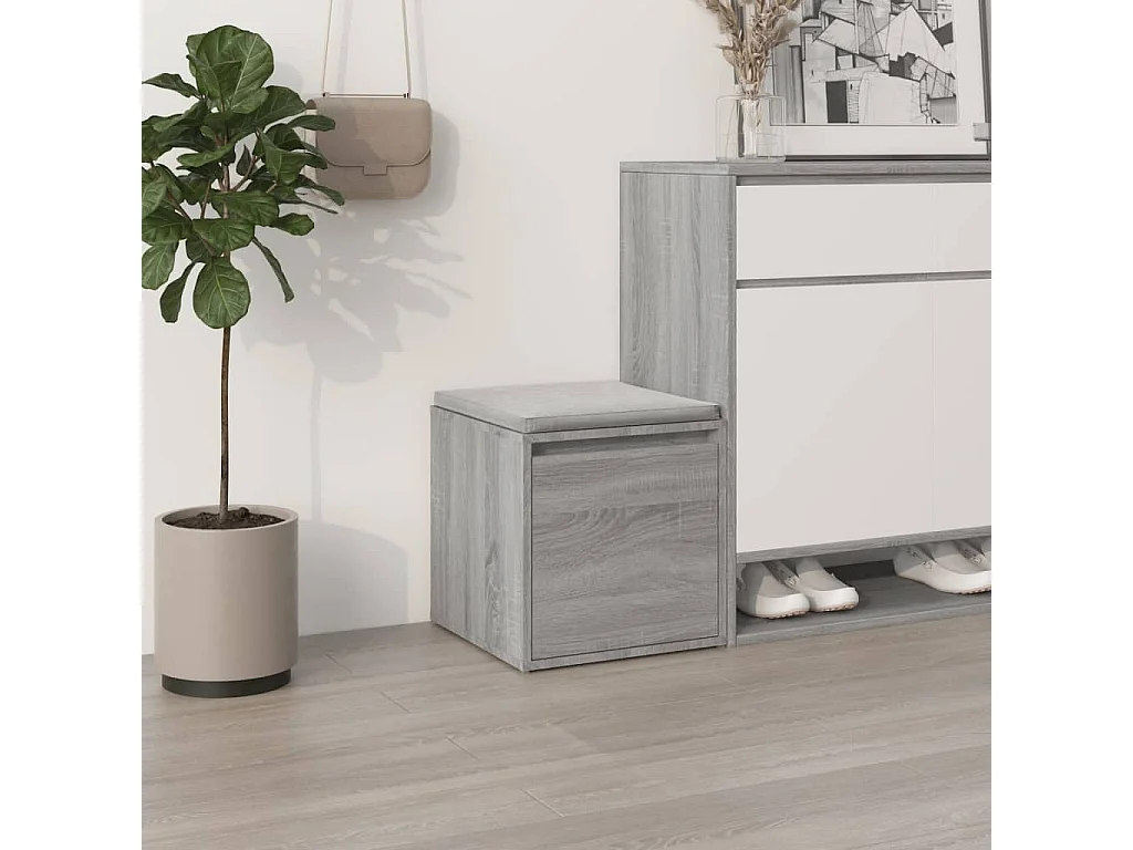 Tiroir boîte Sonoma gris 40,5x40x40 cm Bois d'ingénierie