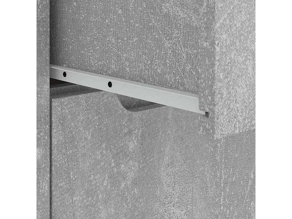 dressoir, betongrijs, 60x40x73 cm, bewerkt hout