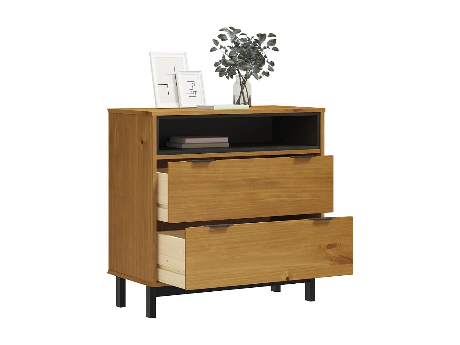 Commode  80x40x80 cm bois de pin massif