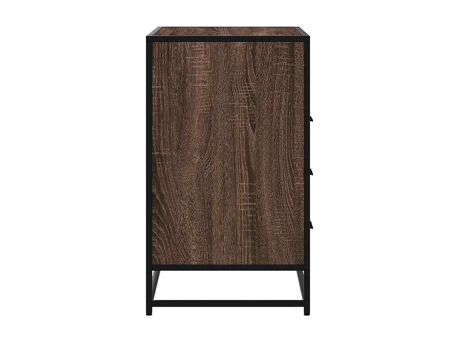 Commode chêne marron 70x41x70 cm bois d'ingénierie