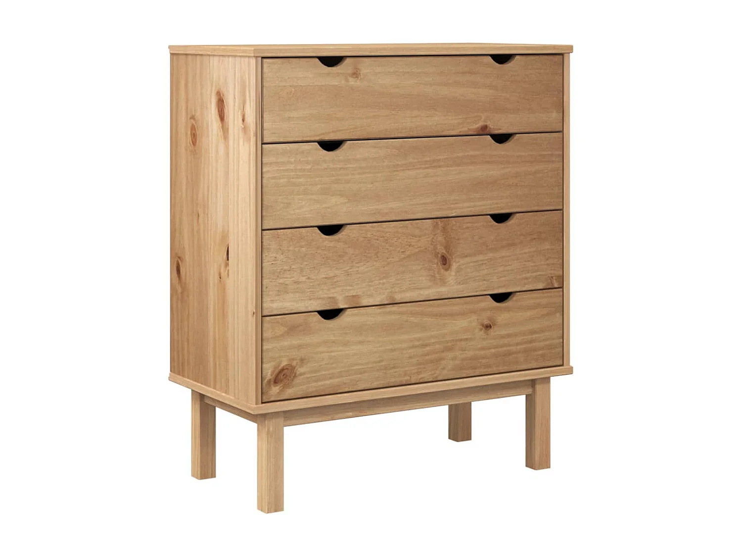 Commode  76,5x39,5x90 cm Bois de pin massif